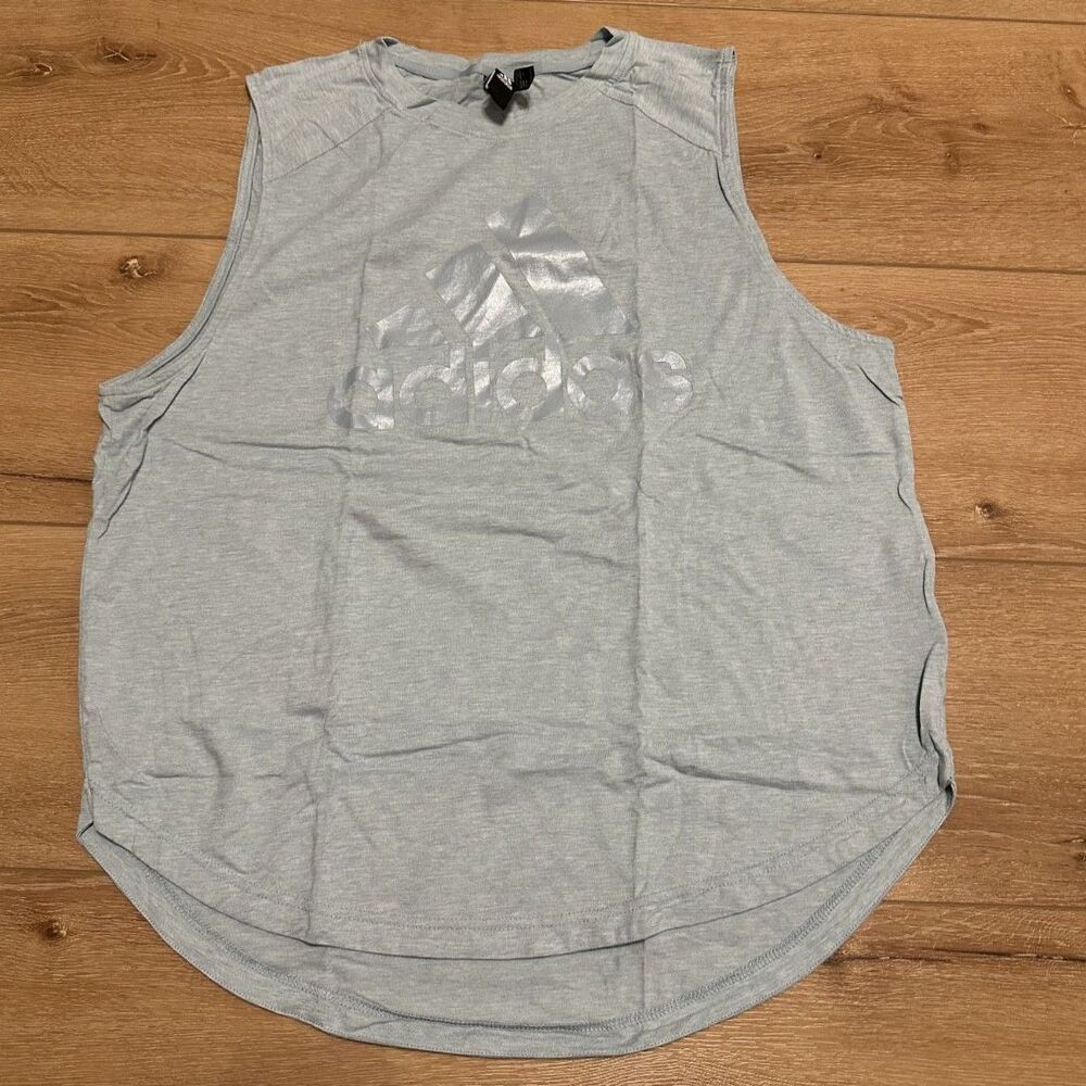 Women's Adidas Tank Top Light Blue XL GUC!